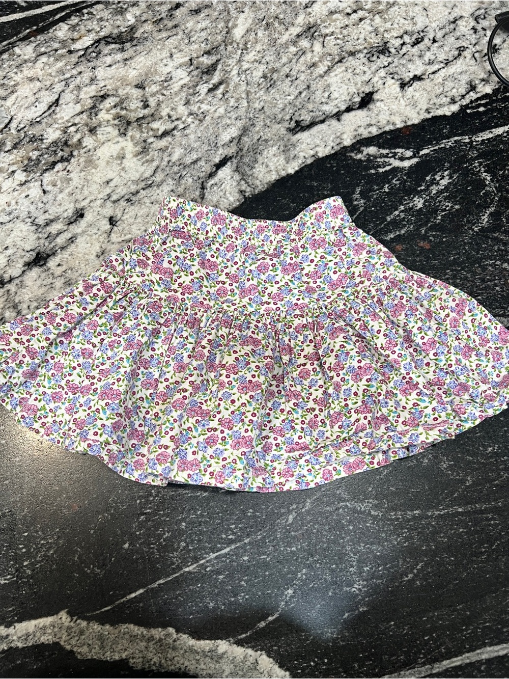 Eagle’s Eye Floral Tiered Skort | Girls Size 4T | Cottagecore Skirt Shorts